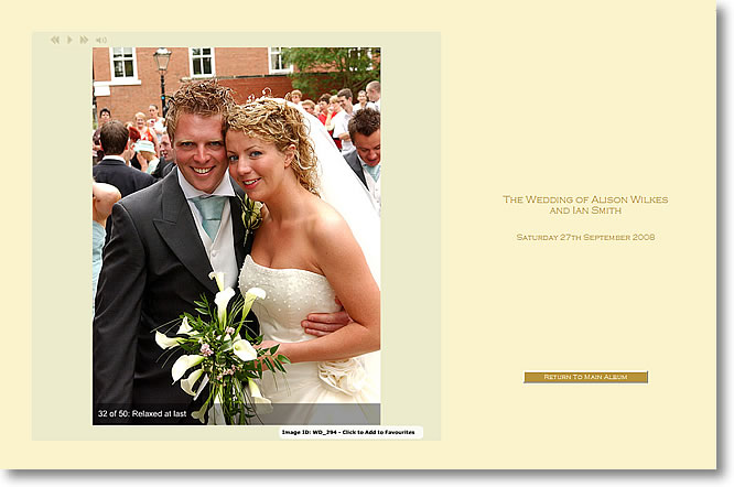 Click to view a demo of the LUX Album Slide Show in action